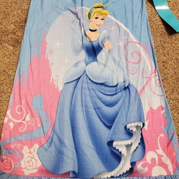 Disney Store Princess Cinderella Girls Nightgown Pajamas M 7/8 - Picture 4 of 10